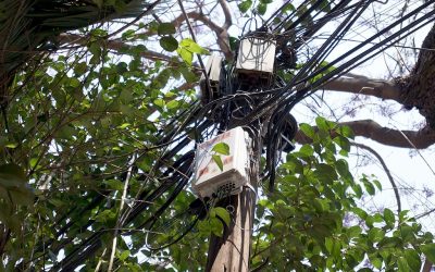 El problema del cableado en la Colonia Cuauhtémoc