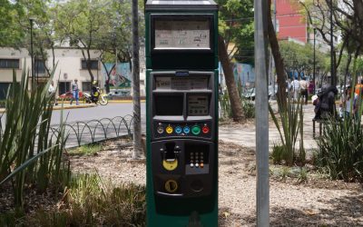 Los parquímetros de la Colonia Cuauhtémoc en operación